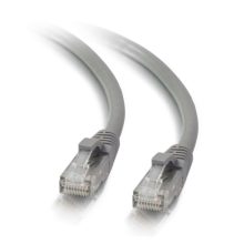 C2G Cable de conexión de red de 5 metros Cat5e sin blindaje y con funda UTP, color gris - SKU 83145.