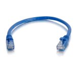 C2G Cable de conexión de red de 0,3 m Cat5e sin blindaje con funda UTP color azul, SKU 83159
