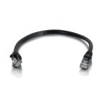 C2G Cable de conexión de red de 2 metros, categoría 6, sin blindaje, con funda UTP, color negro, SKU 83408