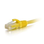 C2G Cable de conexión de red Cat6 sin blindaje y con funda de 2 metros, color amarillo. SKU: 83468