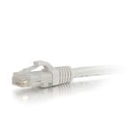 Cable de conexión de red C2G de 1 metro, Cat6 sin blindaje y con funda (UTP), color blanco. SKU: 83486
