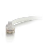 Cable de conexión de red C2G de 1 metro, Cat6 sin blindaje y con funda (UTP), color blanco. SKU: 83486