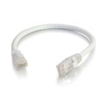 Cable de conexión de red C2G de 2 metros Cat6 UTP sin blindaje, color blanco, SKU 83488