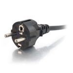 C2G Cable de alimentación europeo de 2 metros, 16 AWG, con conectores IEC320C13 a CEE7/7. SKU 88543