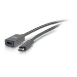 C2G cable alargador de USB-C a C 3.1 Gen 2 macho a hembra con velocidad de 10 Gbps, longitud de 90 cm, SKU: 88658