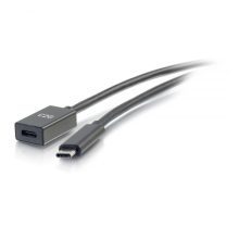 C2G cable alargador de USB-C a C 3.1 Gen 2 macho a hembra con velocidad de 10 Gbps, longitud de 90 cm, SKU: 88658