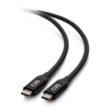 C2G cable USB-C macho a USB-C macho, 1 metro, 20V 5A, USB4 40 Gbps, SKU C2G28878