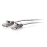 Cable de conexión Ethernet delgado sin apantallar C2G, categorizado como Cat6a, longitud de 0,6 metros, color gris. SKU: C2G30112.