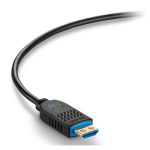 C2G Cable óptico activo (AOC) HDMI de alta velocidad de 10,7 metros, soporta 4K a 60 Hz, clasificación Plénum, SKU C2G41483