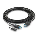 C2G Cable óptico activo (AOC) HDMI de alta velocidad de 10,7 metros, soporta 4K a 60 Hz, clasificación Plénum, SKU C2G41483