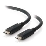 Cable Thunderbolt C2G de 0.91 m, alta velocidad 20 Gbit/s, color negro, SKU CG28841