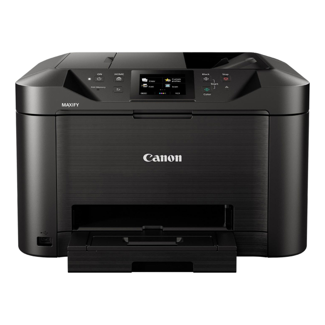 Canon MAXIFY MB5150 impresora de inyección A4 con Wifi y alta resolución La Canon MAXIFY MB5150 es una impresora de inyección de tinta A4 con resolución de 600 x 1200 DPI, velocidad de 24 ppm y conectividad Wifi. SKU: 0960C009