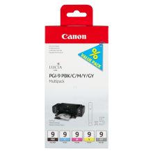 Canon 1034B013 cartucho de tinta 5 piezas original, rendimiento estándar, colores cian, gris, magenta, foto negro y amarillo