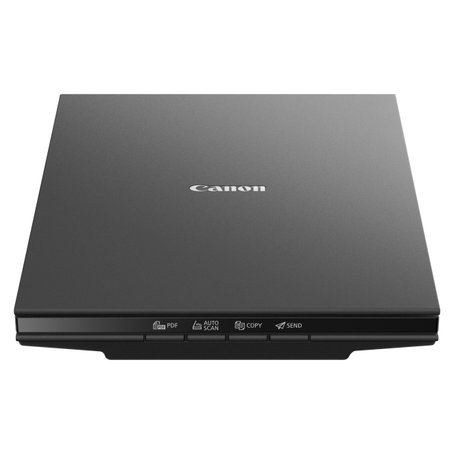 Canon CanoScan Escáner de Cama Plana 2400x2400 DPI A4 Negro Imagen del escáner Canon CanoScan 2995C010, un escáner de cama plana con resolución de 2400 x 2400 DPI, tamaño A4 y color negro.