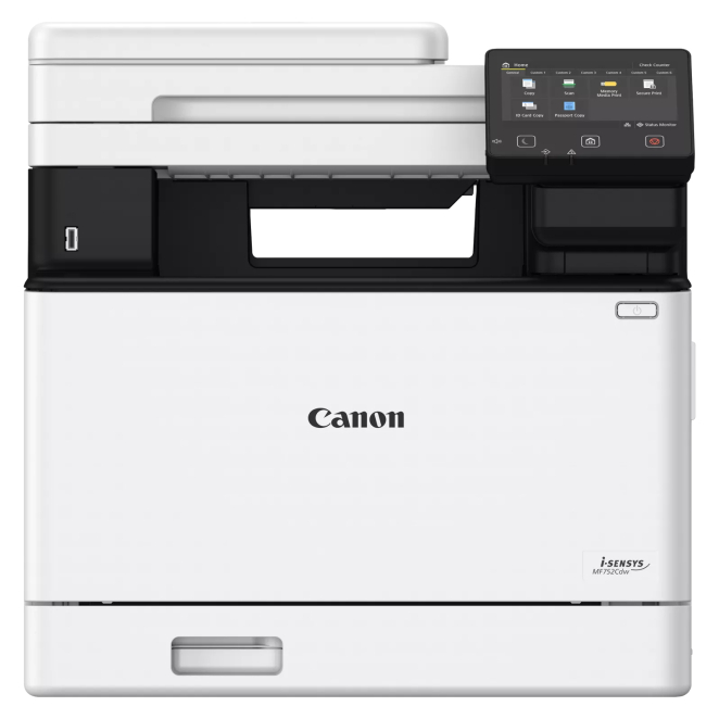Canon i-SENSYS MF752Cdw Laser A4 con Wifi y Alta Resolución Impresora Canon i-SENSYS MF752Cdw, tipo láser, formato A4, resolución 1200 x 1200 DPI, velocidad 33 ppm, WiFi integrada, SKU 5455C012
