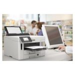 Imagen de la impresora Canon MAXIFY GX5550 de inyección de tinta, color 600 x 1200 DPI, tamaño A4, con conectividad Wifi. SKU 6179C006.