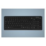 Teclado Industrial Active Key PS/2 QWERTY Inglés de EE. UU. en color negro, modelo AK-7000-P-B/US. Perfecto para entornos industriales.