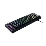 CHERRY K5V2 compacto teclado USB QWERTY en inglés con retroiluminación RGB y diseño negro. SKU: CX-K5V2-RGB-CPT-BLACK-R-US
