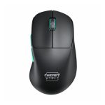 CHERRY XTRFY M64 Wireless Mouse with ergonomic design, wireless connectivity and black color. SKU: CX-M64W-BLACK