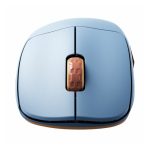 Ratón inalámbrico CHERRY XTRFY M64 con diseño ergonómico en color azul, SKU CX-M64W-BLUE