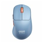 Ratón inalámbrico CHERRY XTRFY M64 con diseño ergonómico en color azul, SKU CX-M64W-BLUE