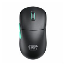 Imagen del ratón CHERRY XTRFY M68 Wireless, inalámbrico y ergonómico, SKU CX-M68W-BLACK, ideal para gaming y trabajo