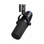 Micrófono CHERRY NGALE X con tecnología RGB y diseño en color negro, SKU CX-NGALE-X-RGB-BLACK, ideal para grabaciones de alta calidad