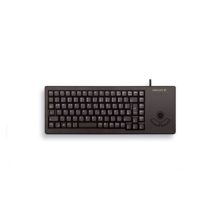 Teclado CHERRY G84-5400LUMES negro compacto con conexión USB. Diseño ideal para uso en el hogar. SKU: G84-5400LUMES-2