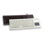 Teclado CHERRY XS Touchpad Keyboard (ES) con conexión USB, color gris, modelo G84-5500LUMES-0. Diseño compacto y elegante.