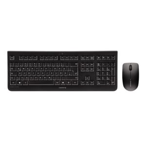 CHERRY DW 3000 - teclado inalámbrico con ratón incluido, ideal para oficina, con distribución en español y color negro. SKU: JD-0700ES-2