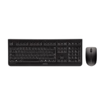 Vista del teclado CHERRY DW 3000, RF inalámbrico, configuración en español, color negro. SKU: JD-0710ES-2