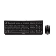 Teclado y ratón CHERRY DC 2000 con conexión USB y disposición en español, color negro, SKU JD-0800ES-2