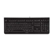 Teclado CHERRY KC 1000 USB para oficina, diseño QWERTY en español, color negro. SKU: JK-0800ES-2