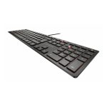 Teclado CHERRY KC 6000 SLIM con diseño ultra delgado, ideal para espacios reducidos. SKU: JK-1600ES-2