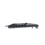 CHERRY KC 4500 ERGO teclado universal con conexión USB, diseño QWERTY en español y color negro. SKU: JK-4500ES-2