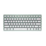 Teclado inalámbrico CHERRY KW 7100 MINI BT con distribución QWERTY Internacional de EE.UU. en color menta. SKU: JK-7100EU-18