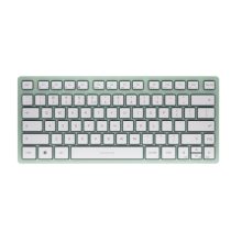 Teclado inalámbrico CHERRY KW 7100 MINI BT con distribución QWERTY Internacional de EE.UU. en color menta. SKU: JK-7100EU-18