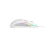Ratón CHERRY XTRFY M42 para juegos, ambidextro, conexión USB tipo A, sensor óptico 16000 DPI. SKU M42-RGB-WHITE