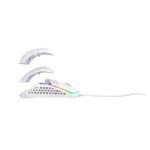 Ratón CHERRY XTRFY M42 para juegos, ambidextro, conexión USB tipo A, sensor óptico 16000 DPI. SKU M42-RGB-WHITE