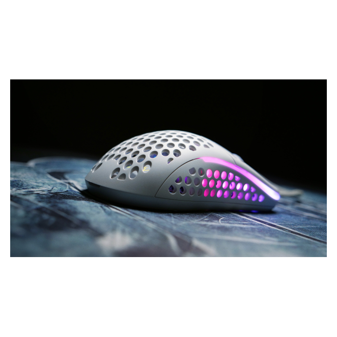 CHERRY XTRFY M42 ratón Juego Ambidextro USB tipo A Óptico 16000 DPI 4 CHERRY XTRFY M42 vista lateral y botones