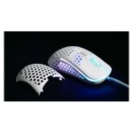 Ratón CHERRY XTRFY M42 para juegos, ambidextro, conexión USB tipo A, sensor óptico 16000 DPI. SKU M42-RGB-WHITE
