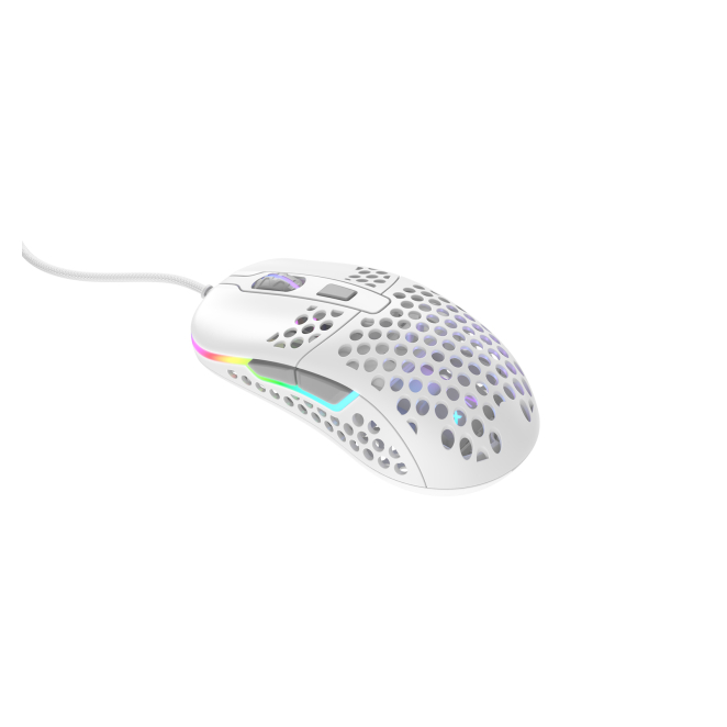 CHERRY XTRFY M42 ratón Juego Ambidextro USB tipo A Óptico 16000 DPI 1 CHERRY XTRFY M42 ratón juego blanco vista lateral