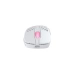 Ratón para juegos CHERRY XTRFY M4 RGB con 19000 DPI, óptico, conexión inalámbrica RF y USB Type-C, SKU M4W-RGB-WHITE
