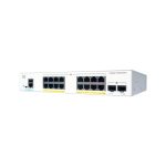 Switch gestionado Cisco Catalyst C1000-16P-2G-L L2 Gigabit Ethernet, compatible con PoE. SKU: C1000-16P-2G-L