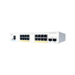 Cisco Catalyst C1000-16T-2G-L switch gestionado capa 2 con 16 puertos Gigabit Ethernet y 2 ranuras de enlace ascendente, modelo en color gris con SKU C1000-16T-2G-L