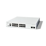 Switch Cisco C1200-16T-2G gestionado L2/L3, con 16 puertos Gigabit Ethernet (10/100/1000) en color blanco SKU C1200-16T-2G