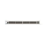 Cisco switch gestionado modelo C1200-48T-4X con 48 puertos Gigabit Ethernet (10/100/1000) en color blanco. SKU: C1200-48T-4X