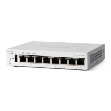 Switch Cisco C1200-8T-D gestionado L2/L3 Gigabit Ethernet (10/100/1000) en color blanco, SKU C1200-8T-D