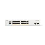 Cisco C1300-16FP-2G switch gestionado L2/L3 con 16 puertos Gigabit Ethernet en color blanco, SKU C1300-16FP-2G