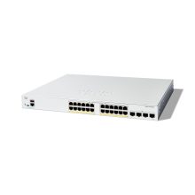 Switch Cisco Catalyst 1300 Gestionado L2/L3 con soporte Gigabit Ethernet (10/100/1000), Energía sobre Ethernet (PoE), color gris, SKU C1300-24FP-4G